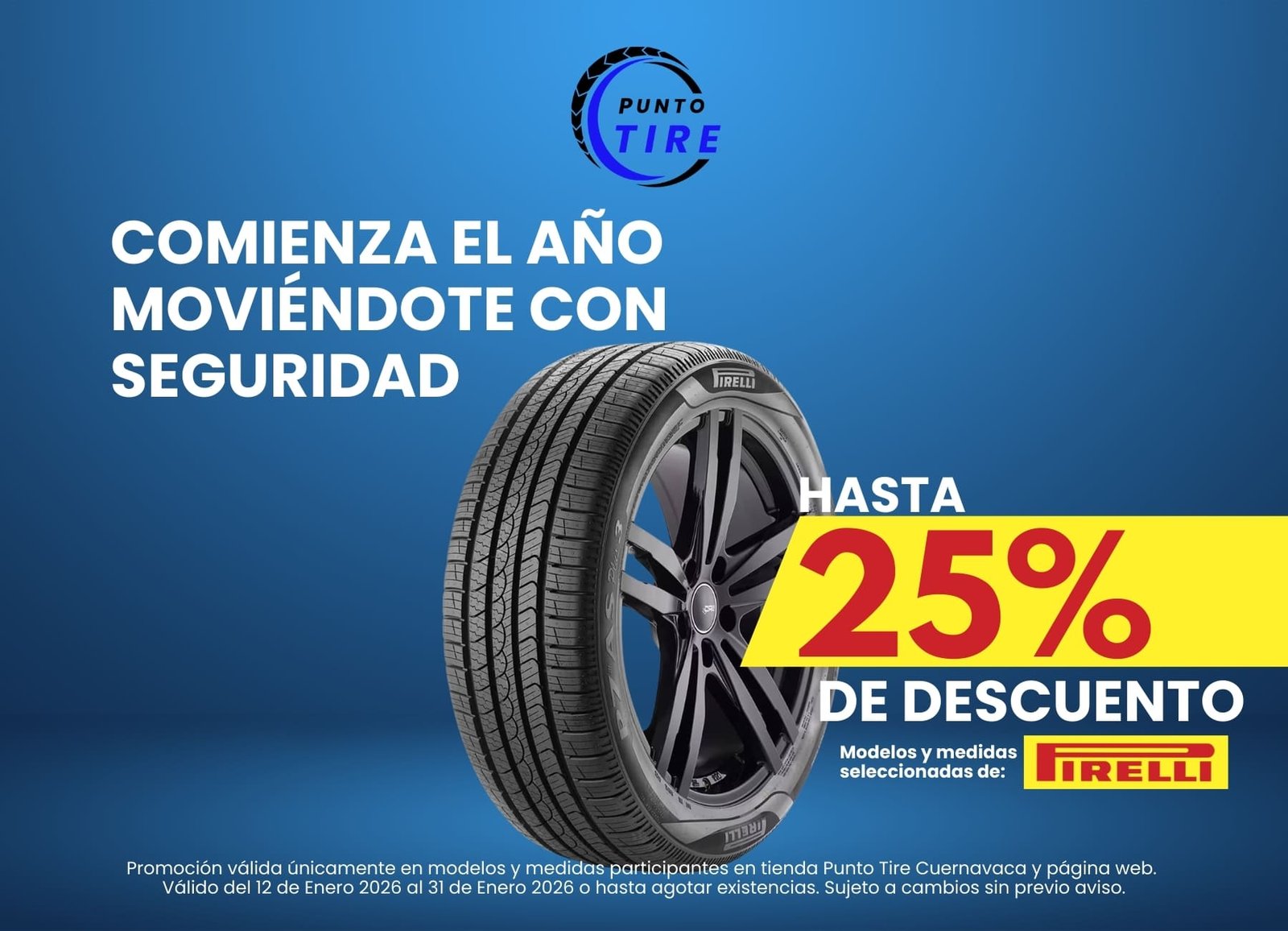 Centro llantero Pirelli Cuernavaca Punto Tire
