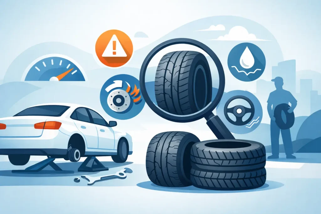 ¿Cuándo cambiar llantas del auto? 7 señales claras